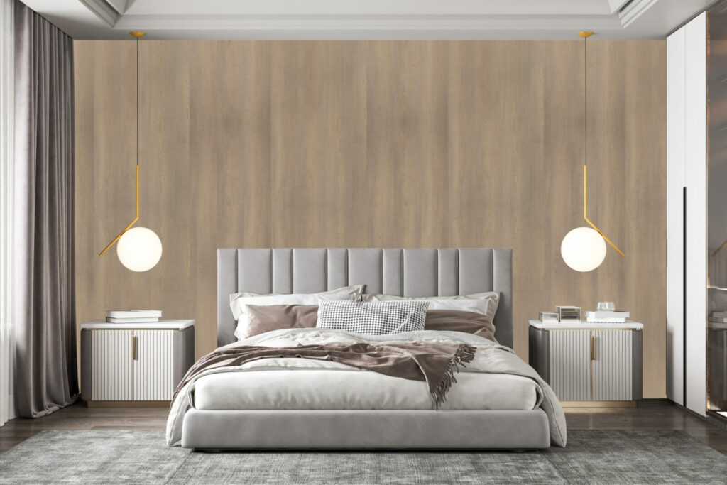 papier peint intissé texture trompe l'oeil bois sur-mesure pas cher suite parentale