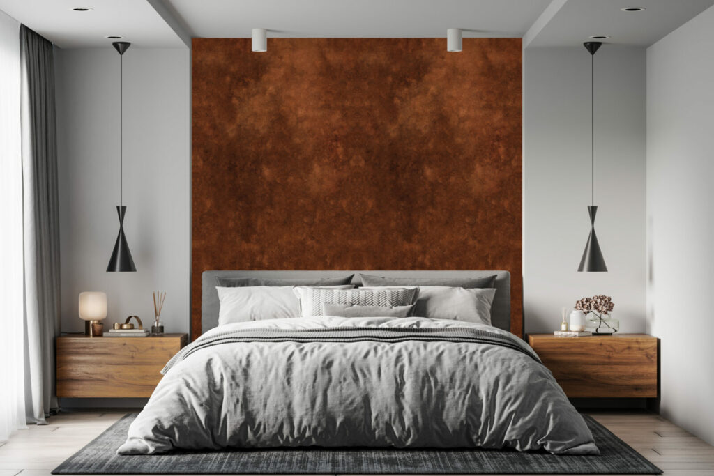 Collection décoration mural imitation métal rouillé haut de gamme suite parentale