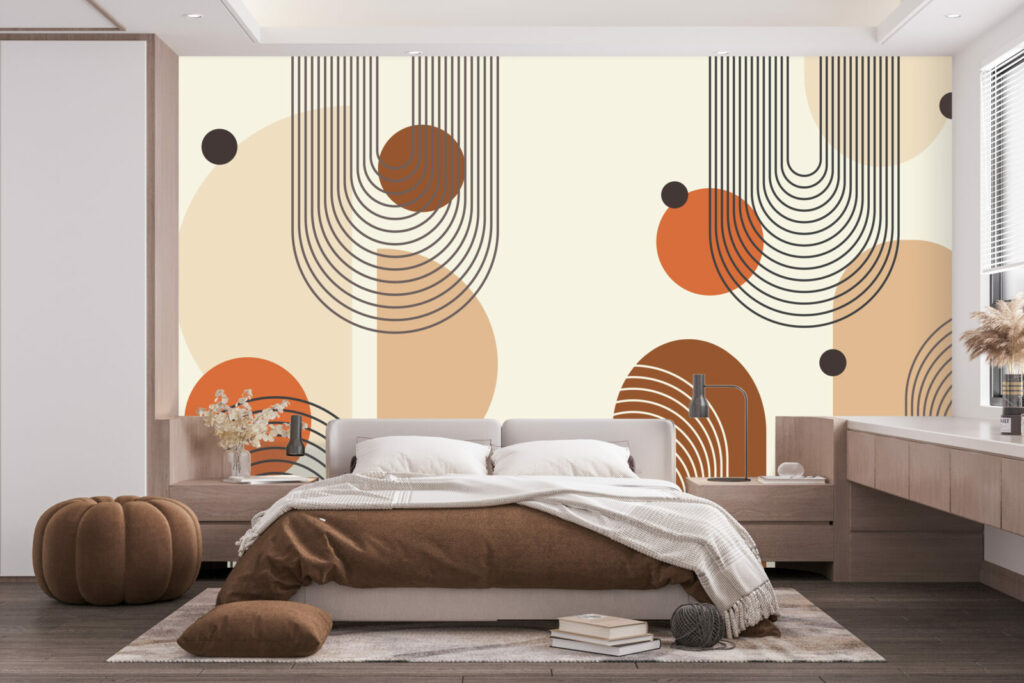 vente tapisserie autocollant boho modern art déco personnalisable qualitatif meilleur prix chambre bord de mer