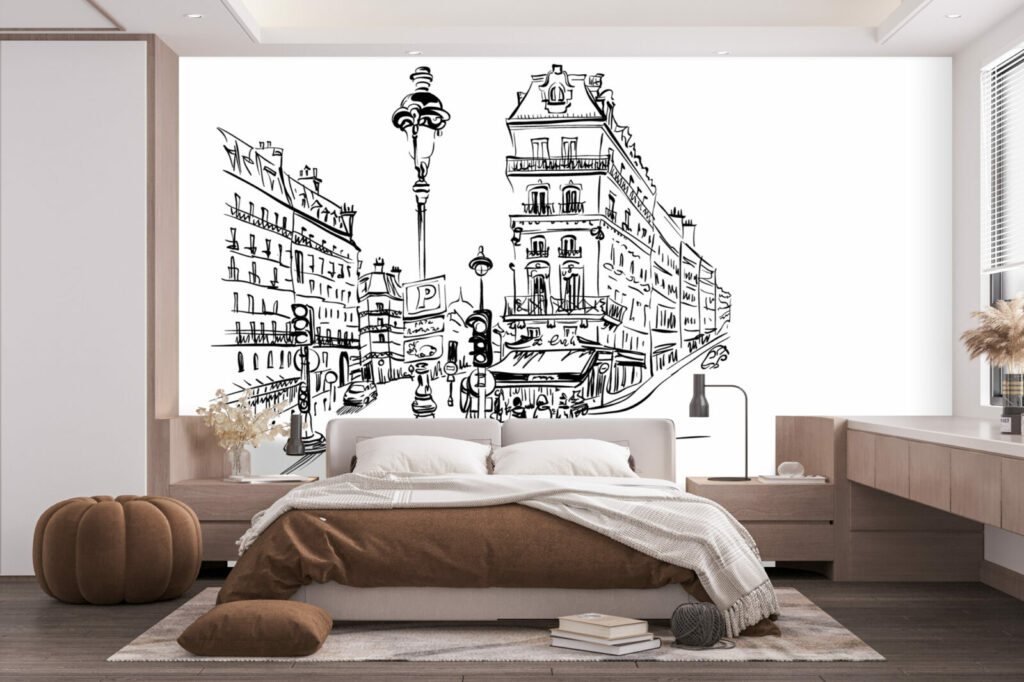 Observez un quartier de Paris dans toute sa splendeur avec cet incroyable Papier Peint Paris panoramique, pour une touche d'élégance dans votre intérieur.