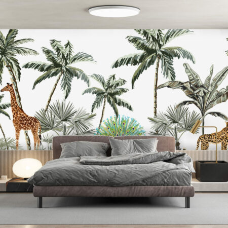 tapisserie repositionnable safari jungle tendance pas cher suite parentale