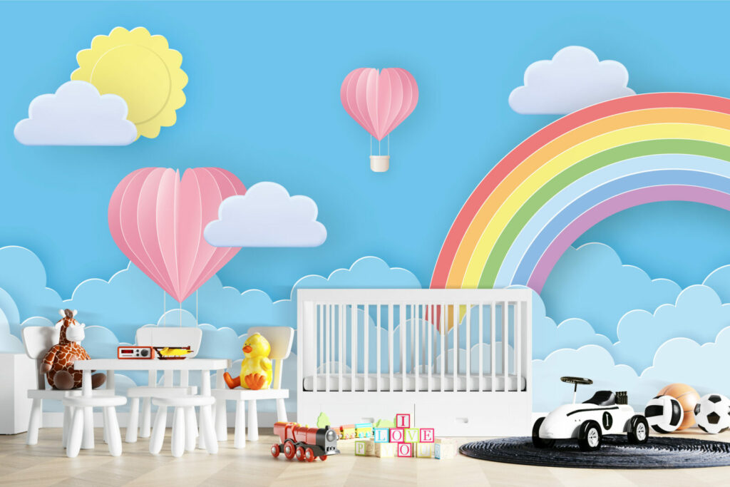 collection murale féérique et originale sur mesure livraison gratuite chambre bébé