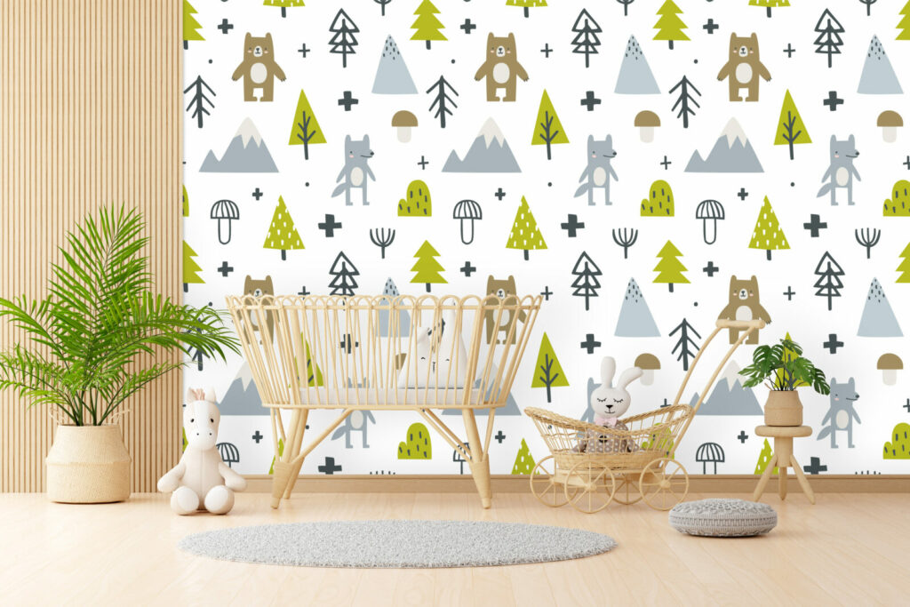 papier peint intissé enfantin et tendance personnalisable au meilleur prix