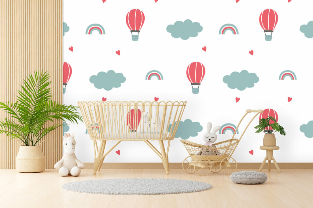 stickers autocollant repositionnable tendance pas cher chambre bébé