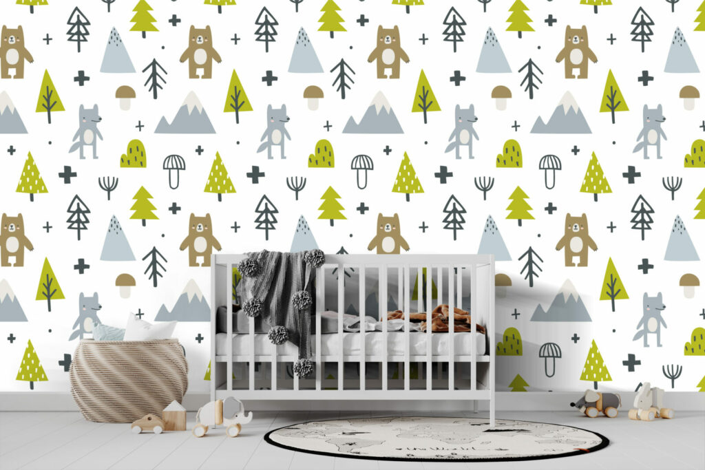 papier peint intissé enfantin et tendance personnalisable au meilleur prix