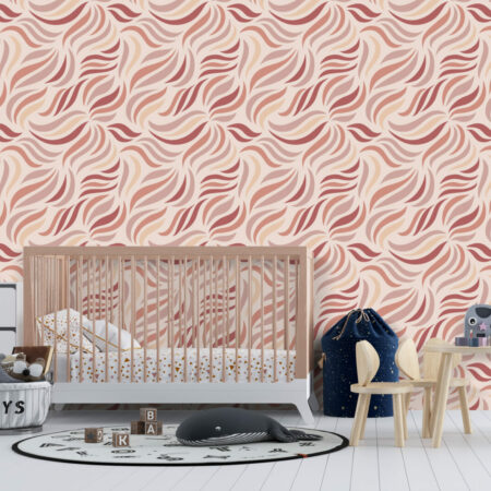 Plongez dans un champ de pétales apaisant avec notre papier peint ou notre adhésif repositionnable au motif délicat et organique.