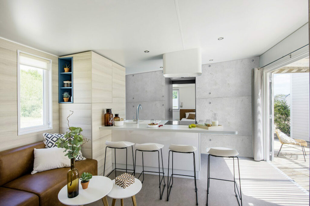 acheter papier peint collection repositionnable moderne imitation plaque béton personnalisable meilleur prix maison cuisine