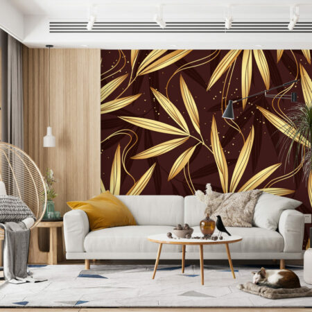 tapisserie motif floral luxueux et tendance personnalisable livraison rapide salon