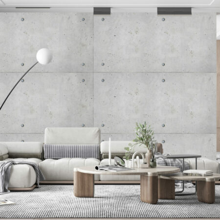 acheter papier peint collection repositionnable moderne imitation plaque béton personnalisable meilleur prix maison salon détente