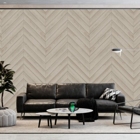 livraison gratuite papier peint imprimé encollé imitation chevrons bois personnalisé pas cher salon maison