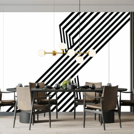 tapisserie mural pré encollé moderne et minimalist sur mesure livraison gratuite salle à manger