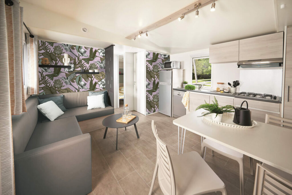 vinyles mural pré encollé colibri floral tendance et moderne au meilleurs prix mobil home kaki et rose