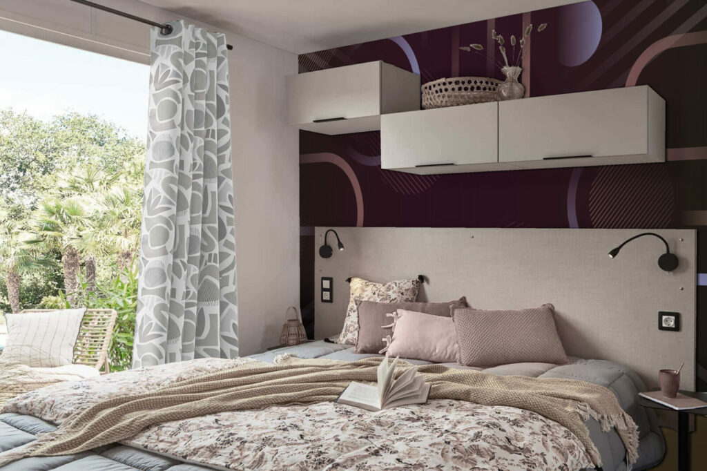 stickers muraux géométrique tendance personnalisé bon marché pour mobil home chambre