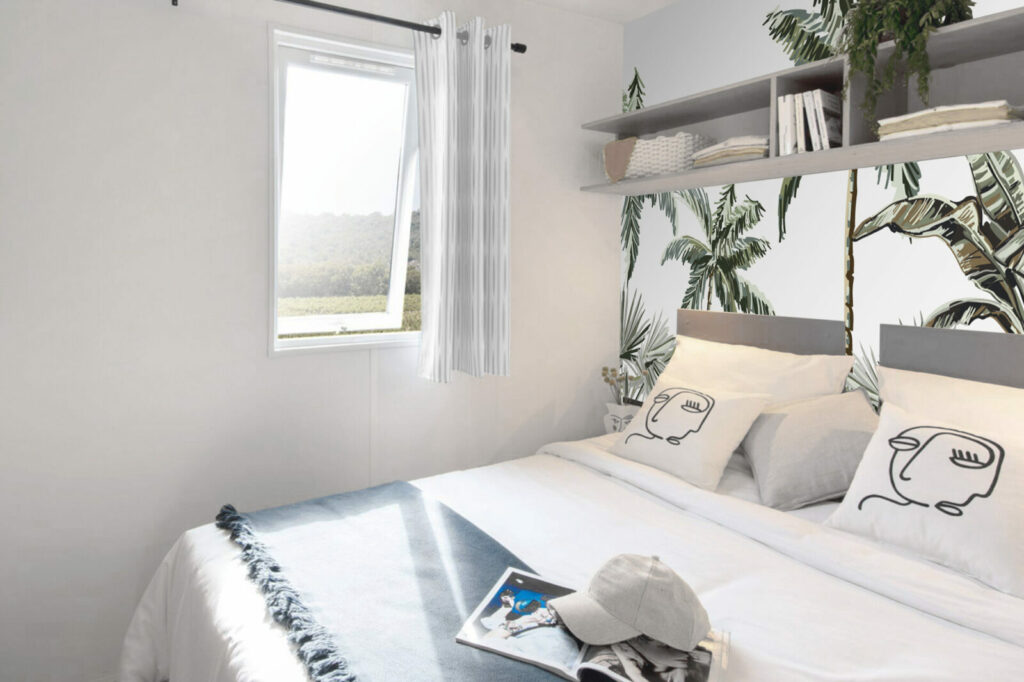 acheter collection tapisserie repositionnable vintage rétro jungle personnalisable pas cher chambre mobil home