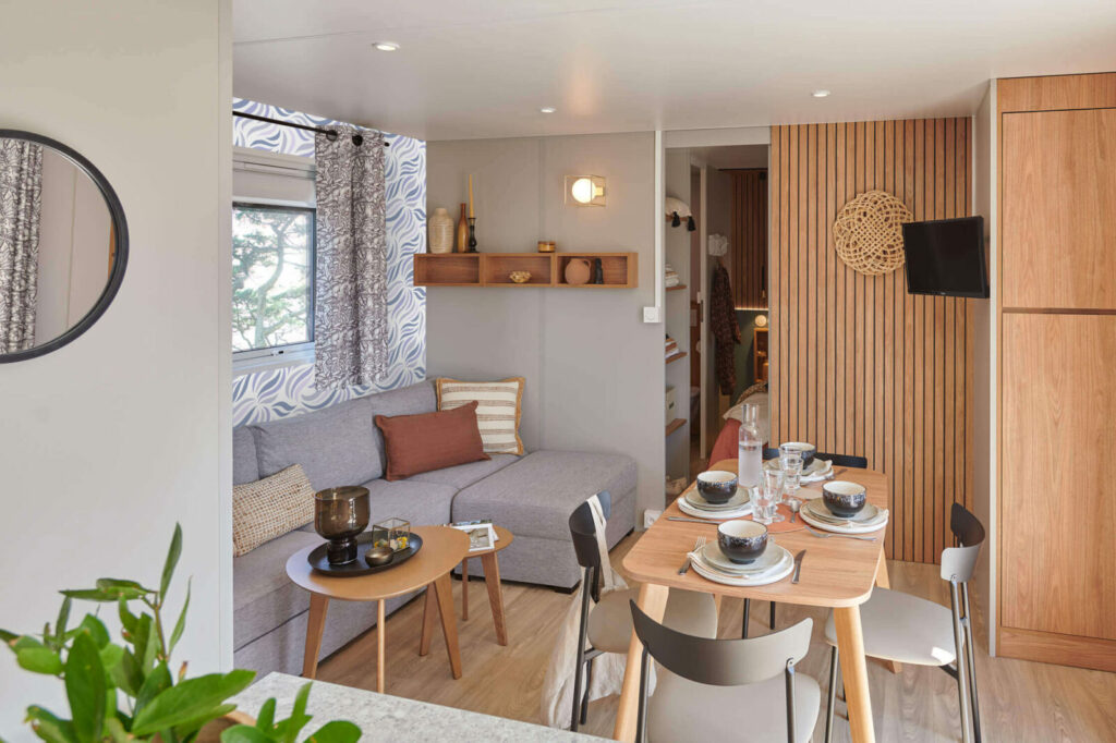 acheter une tapisserie pas cher motif floral abstrait - bleu