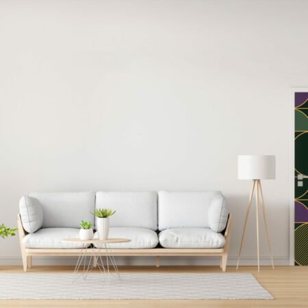 collection papier peint autocollant art déco sur-mesure pas cher porte