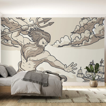 Pas cher, rapide, sur mesure. Commandez à partir de 20 € le m2 chez mambodeco.com. Le Papier peint sur mesure Poséidon de haute qualité fabriqué en France.