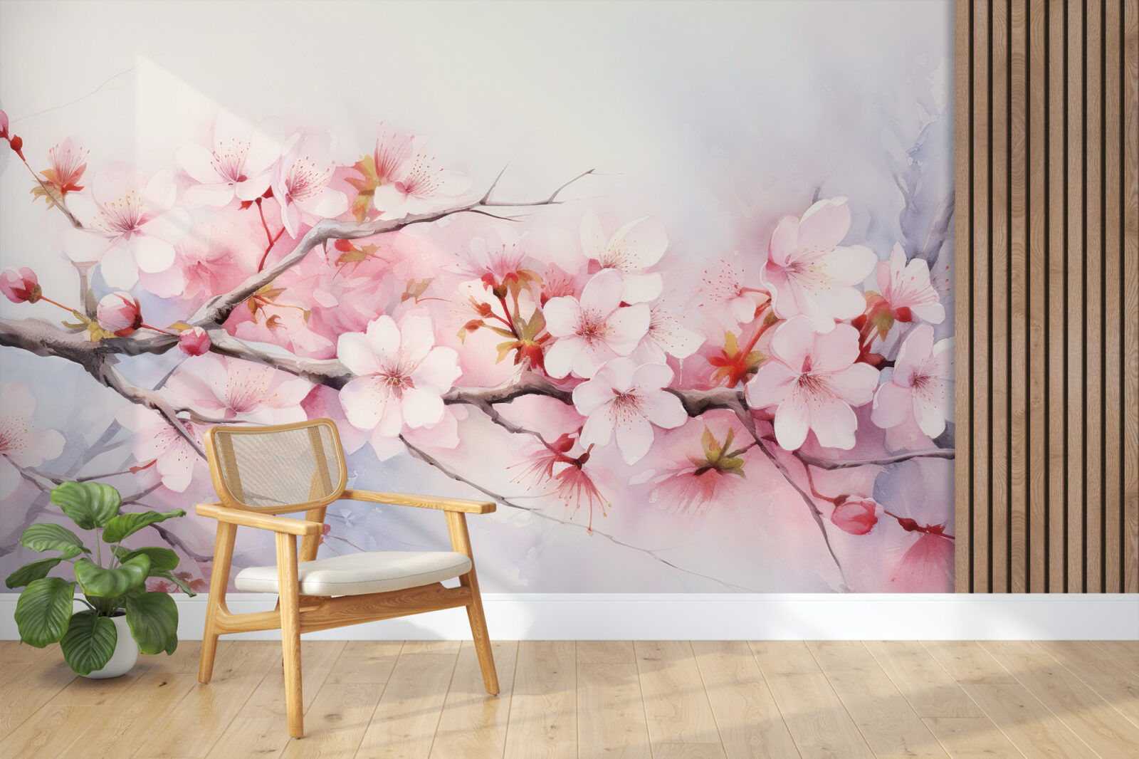 Papier Peint Fleur Cerisier