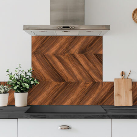 Transformez votre intérieur avec notre crédence imitation bois chevron, qui allie charme classique et modernité.