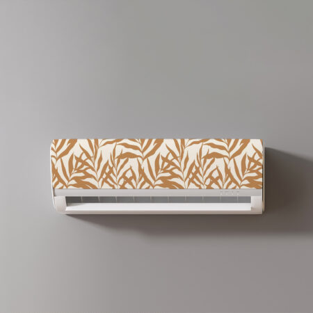 Envie d’apporter une touche graphique et naturelle à votre intérieur ? Ce sticker végétal clim au motif ocra leaf transforme votre climatisation murale en un véritable élément de décoration.