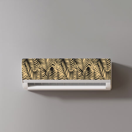 Faites souffler un vent d’évasion dans votre intérieur avec ce sticker tropical clim au motif palméa. Avec ses feuilles stylisées couleur sable sur fond noir intense, il transforme votre unité murale en un véritable accent déco à part entière.