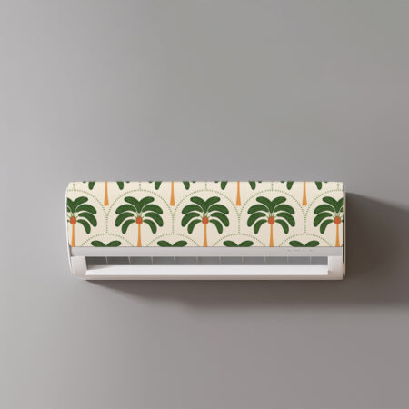 Ajoutez une note exotique et graphique à votre intérieur grâce à cet habillage clim motif palmier. Motif d’inspiration tropicale