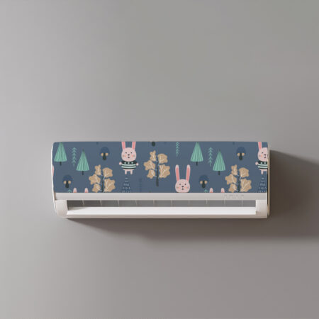 Offrez une touche de tendresse à la chambre de votre enfant grâce à ce sticker pour climatisation Sweet Bunny. 🇫🇷 Fabriqué en France, dans notre atelier.